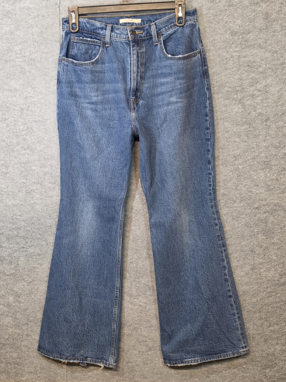 Levi's Premium 70s High Flare Jeans Sonoma Step Blue Denim W31 L30 High Rise